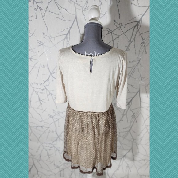 Lili's Closet Polkadot Lace Overlay Skirt Agnes Dress - Picture 4 of 5